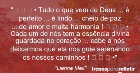 “ೋ ✿ ♡ • Tudo o que vem de Deus … é perfeito … é lindo … cheio de paz … de amor e muita harmonia ! ೋ ✿ ♡ • Cada um de nós tem a essência divina guardada no coração … cabe a nós deixarmos que ela nos guie serenando os nossos caminhos ! ೋ ✿ ♡ •”