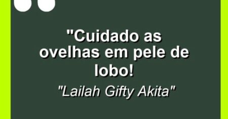 “Cuidado: as ovelhas em pele de lobo!