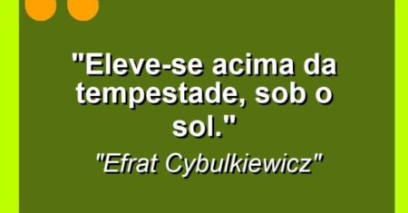 “Eleve-se acima da Tempestade, sob o Sol.”