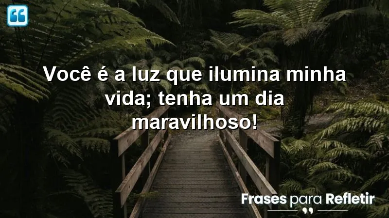 Bom dia especial para minha princesa - uma mensagem de amor e carinho.