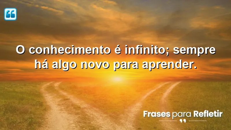 Imagem com Frases de Incentivo para Estudo, destacando a importância do aprendizado contínuo.