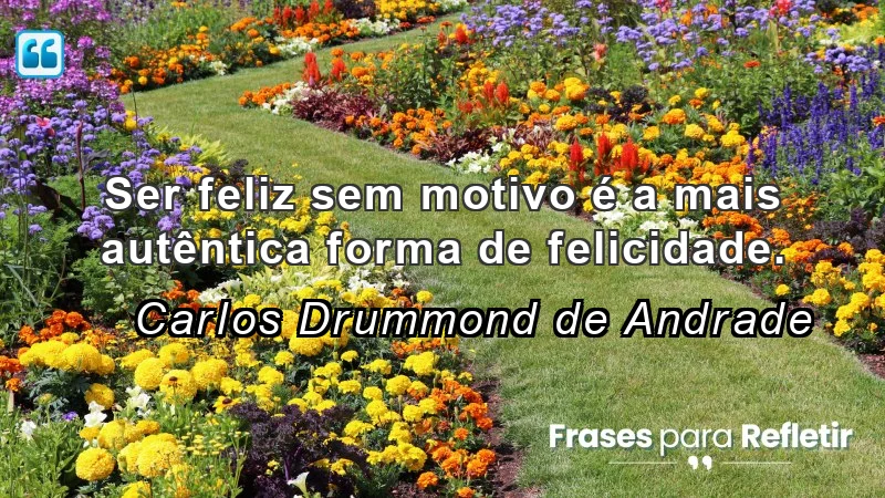 Frases de Otimismo sobre a verdadeira felicidade e a apreciação do presente.