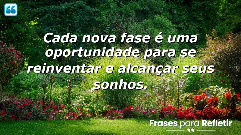 Frases de inspiração para uma nova fase