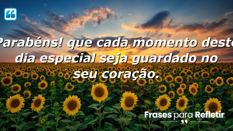 Mensagens de aniversário curtas e emocionantes que tocam o coração.