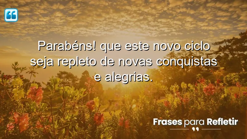 Mensagens de aniversário curtas e emocionantes para celebrar conquistas e alegrias.