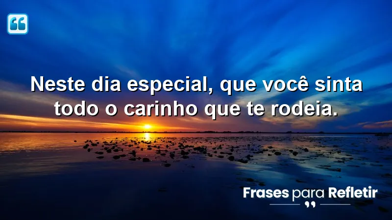 Mensagens de aniversário curtas e emocionantes que transmitem carinho e amor.