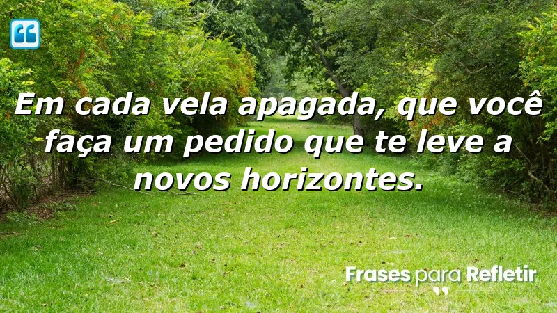 Mensagens de aniversário emocionantes que inspiram desejos e novas oportunidades.