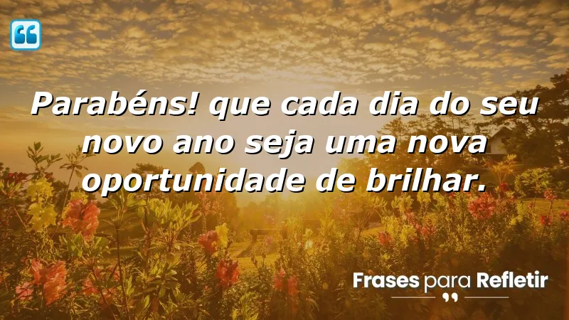 Mensagens de aniversário emocionantes que inspiram novos começos e brilho pessoal.