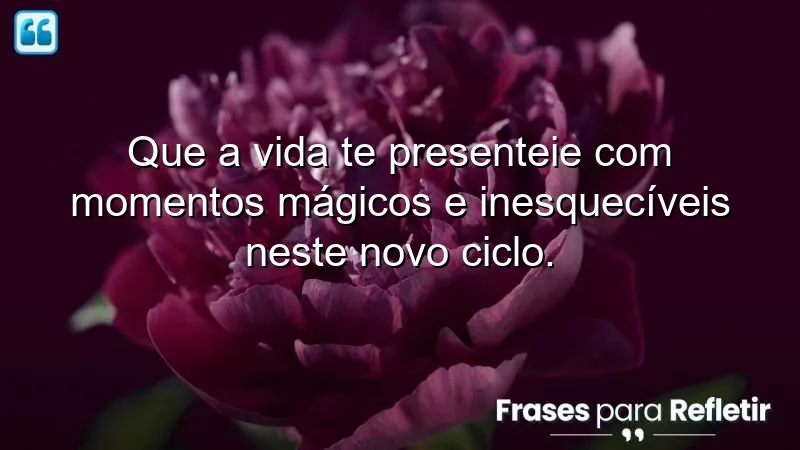 Mensagens de aniversário emocionantes que inspiram momentos mágicos e inesquecíveis.