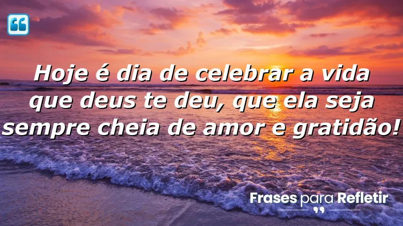 Mensagens de aniversário evangélicas com amor e gratidão.