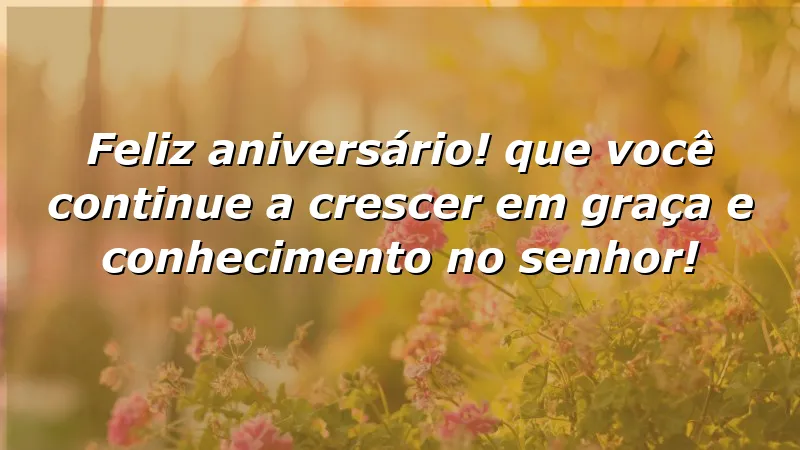 Mensagens de aniversário evangélicas que celebram o crescimento espiritual.