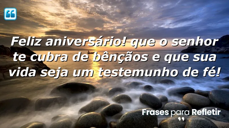 Mensagens de aniversário evangélicas que inspiram fé e bênçãos.