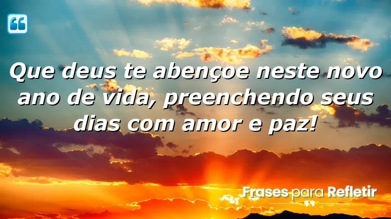 Mensagens de aniversário evangélicas que transmitem amor e paz.