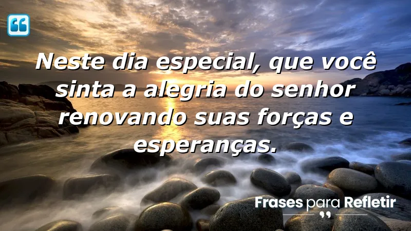 Mensagens de aniversário evangélicas emocionantes que trazem alegria e renovação.