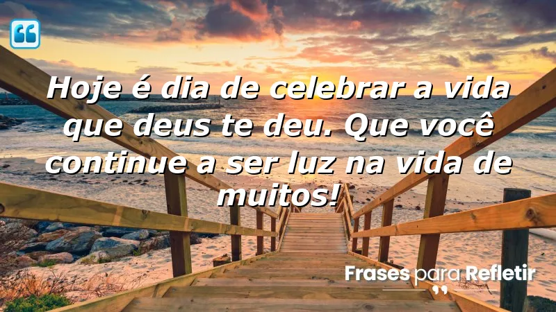 Mensagens de aniversário evangélicas emocionantes sobre celebrar a vida e espalhar luz.