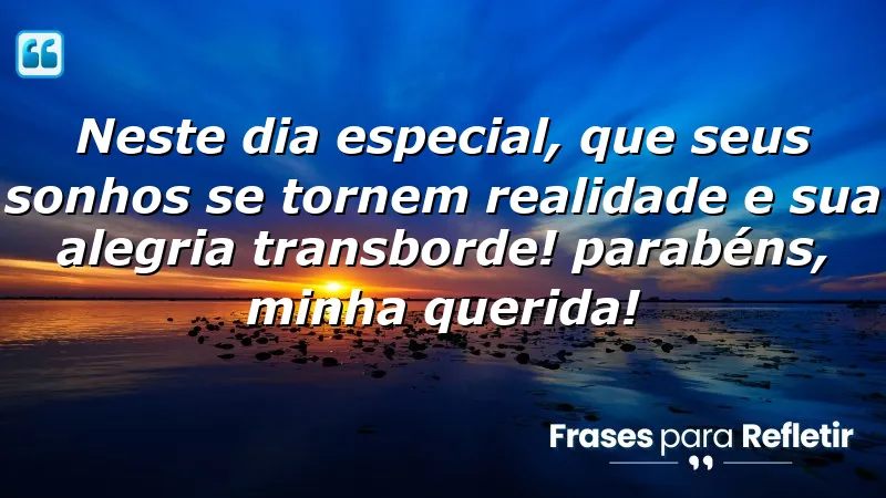 Mensagens de aniversário para a filha que transmitem amor e alegria.