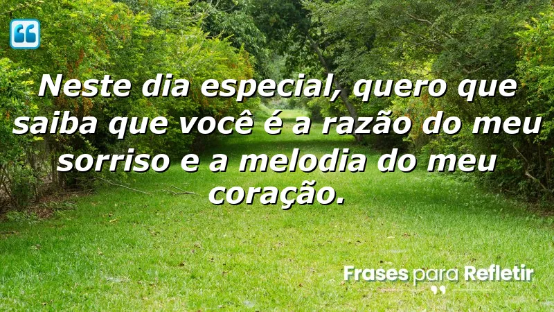 Mensagens de aniversário para amor da vida que expressam amor e carinho.