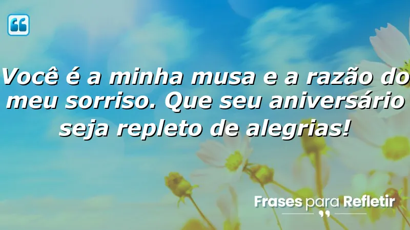 Mensagens de aniversário para esposa que expressam amor e carinho.