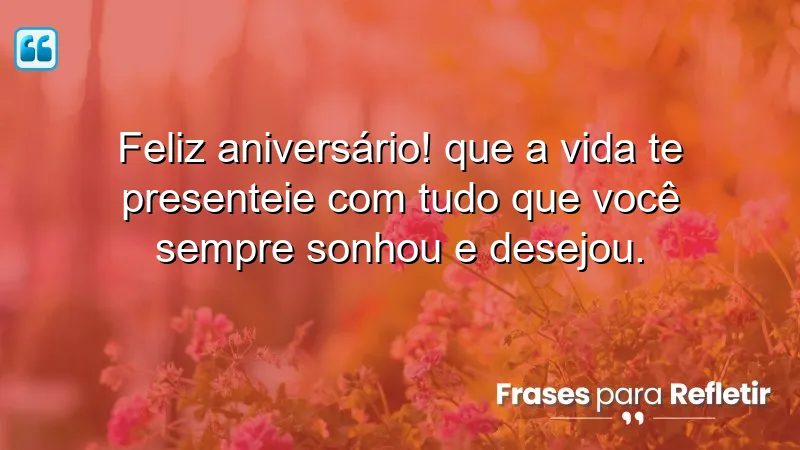 Mensagens de aniversário para esposa que transmitem amor e esperança.