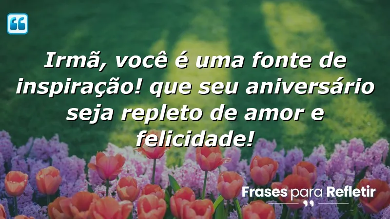 Mensagens de aniversário para irmã mais nova que expressam amor e inspiração.