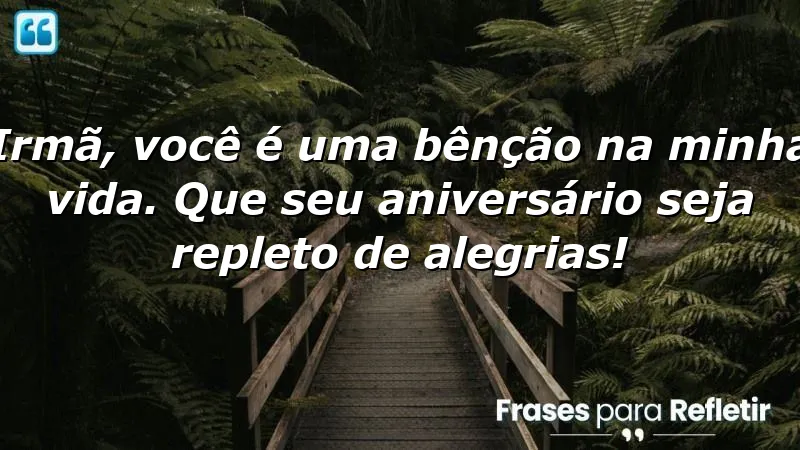 Mensagens de aniversário para irmã querida: expressões de amor e gratidão.