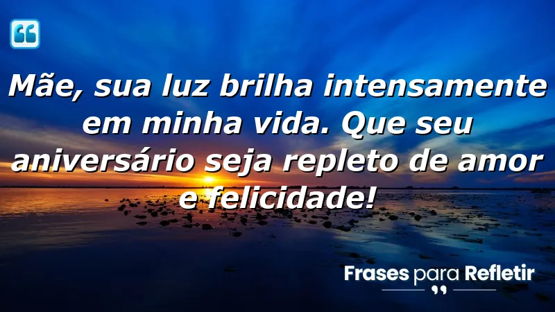 Mensagens de aniversário para mãe, celebrando o amor e a gratidão.