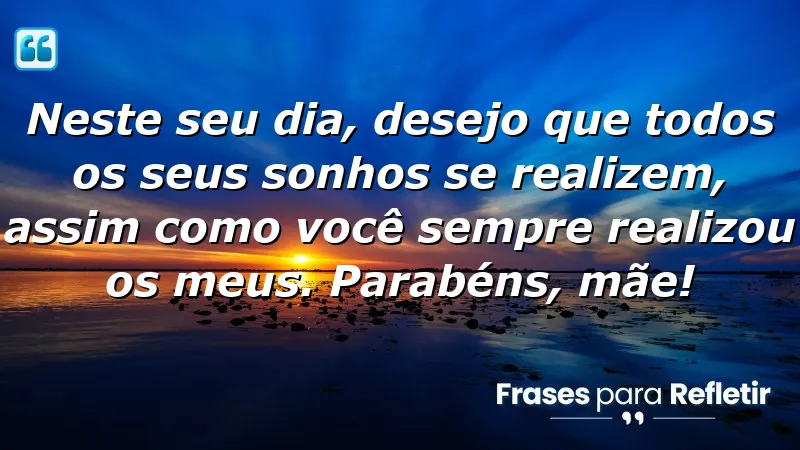 Mensagens de aniversário para mãe: expressando amor e gratidão.