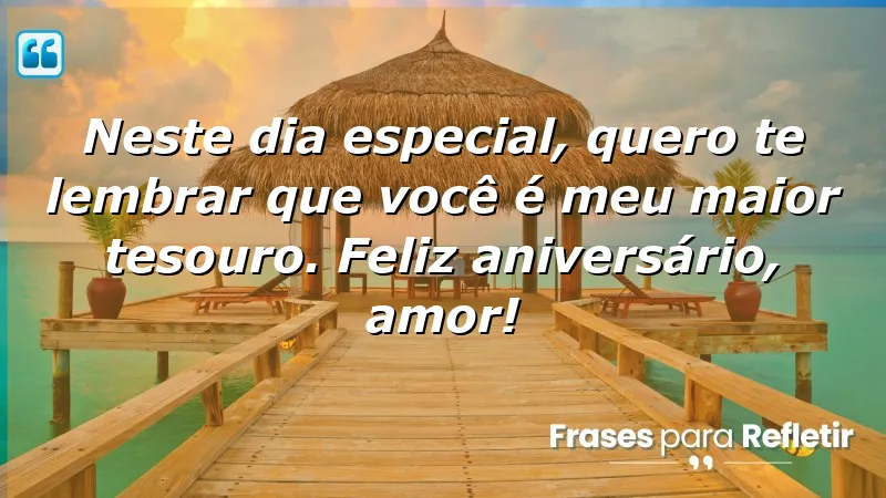 Mensagens de aniversário para marido que expressam amor e carinho.