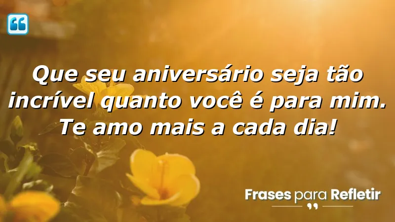 Mensagens de aniversário para marido: expressões de amor e carinho.