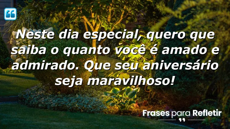 Mensagens de aniversário para marido que expressam amor e carinho.