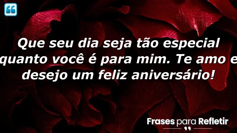 Mensagens de aniversário para marido: expressões de amor e carinho.