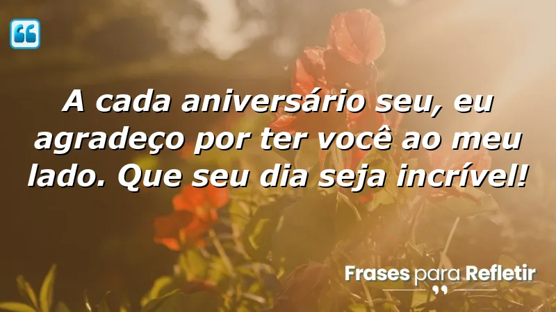 Mensagens de aniversário para namorada que expressam amor e gratidão.