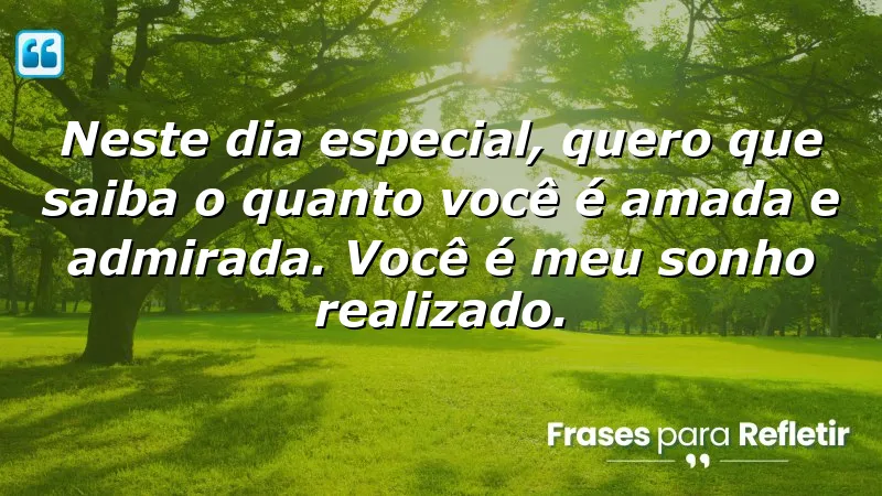 Mensagens de aniversário para namorada especial que expressam amor e admiração.