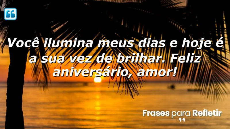 Mensagens de aniversário para namorado que iluminam o amor.