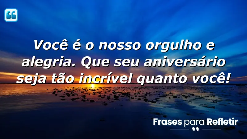 Mensagens de aniversário para o filho que expressam amor e carinho.