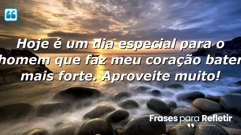 Mensagens de aniversário para o marido, expressando amor e carinho.