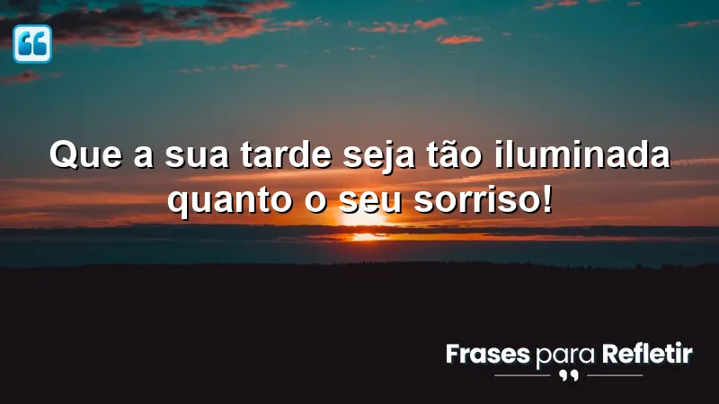 Mensagens de boa tarde carinhosa que espalham alegria e positividade.