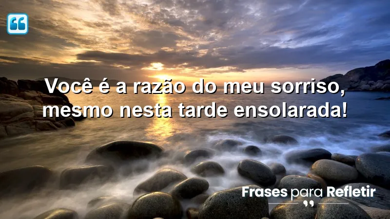 Mensagens de boa tarde com amor: expressões de carinho e alegria.