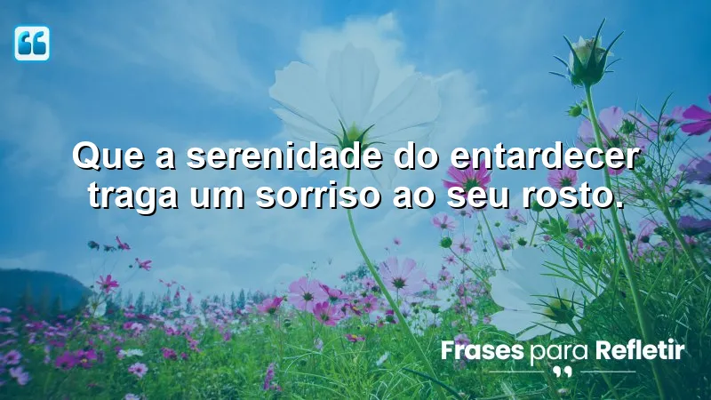 Mensagens de boa tarde com paz e gratidão para inspirar serenidade e sorrisos.