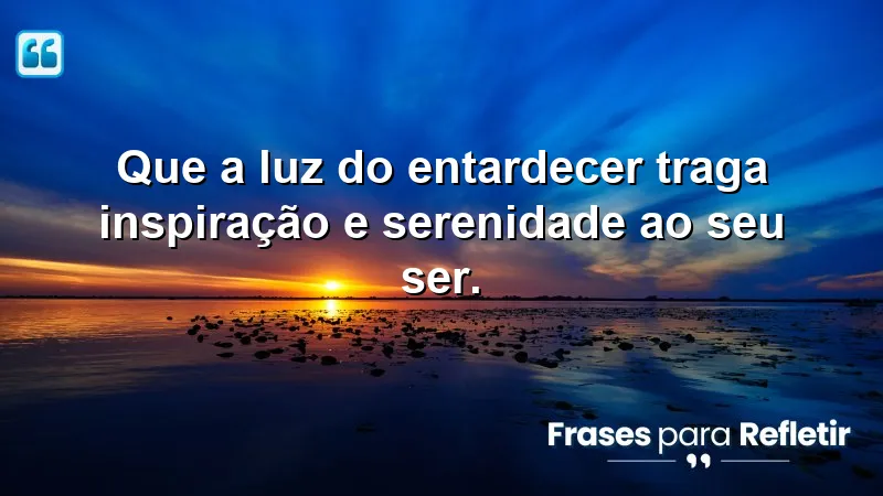 Mensagens de boa tarde com paz e gratidão: inspiração e serenidade ao entardecer.