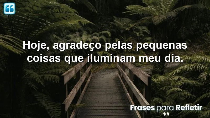 Mensagens de boa tarde com paz e gratidão, destacando a importância da gratidão nas pequenas coisas.