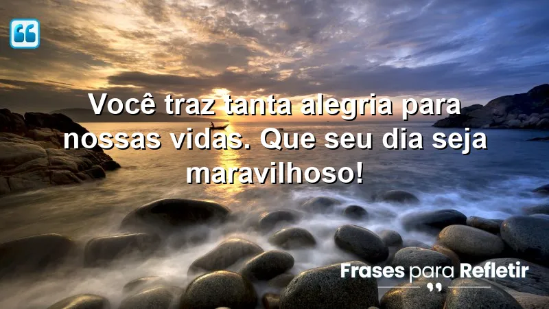 Mensagens de parabéns para filha que transmitem amor e alegria.