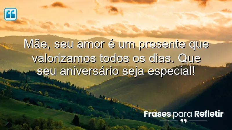 Mensagens de parabéns para mãe que expressam amor e gratidão.