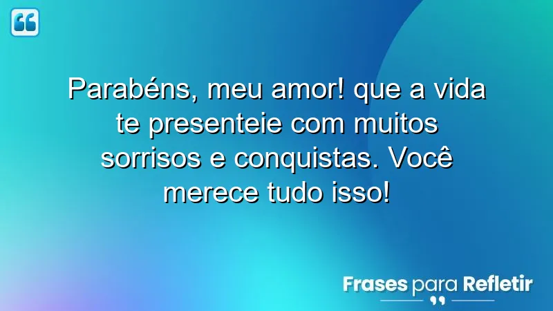 Mensagens de parabéns para namorado que expressam amor e carinho.