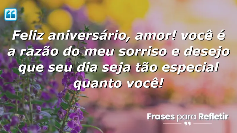 Mensagens de parabéns para namorado - expressões de amor e carinho.