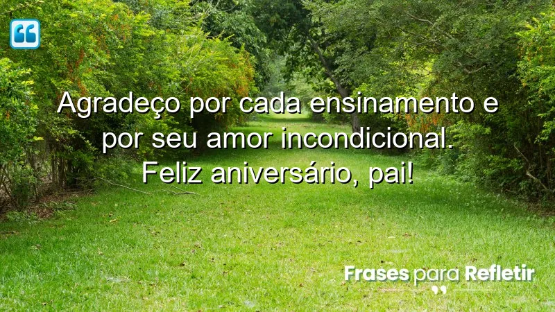 Mensagens de parabéns para pai: celebração do amor e ensinamentos.